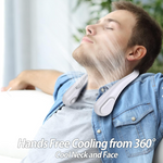 Ventilador cuello portátil 3 velocidades